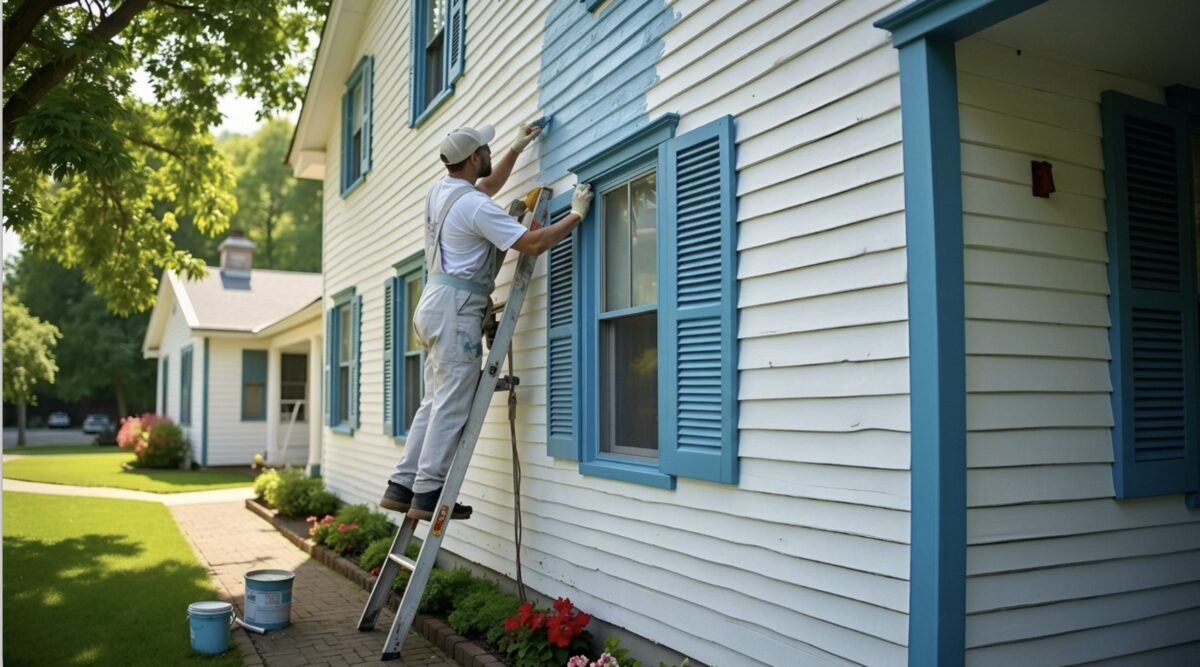 Exterior painting — after